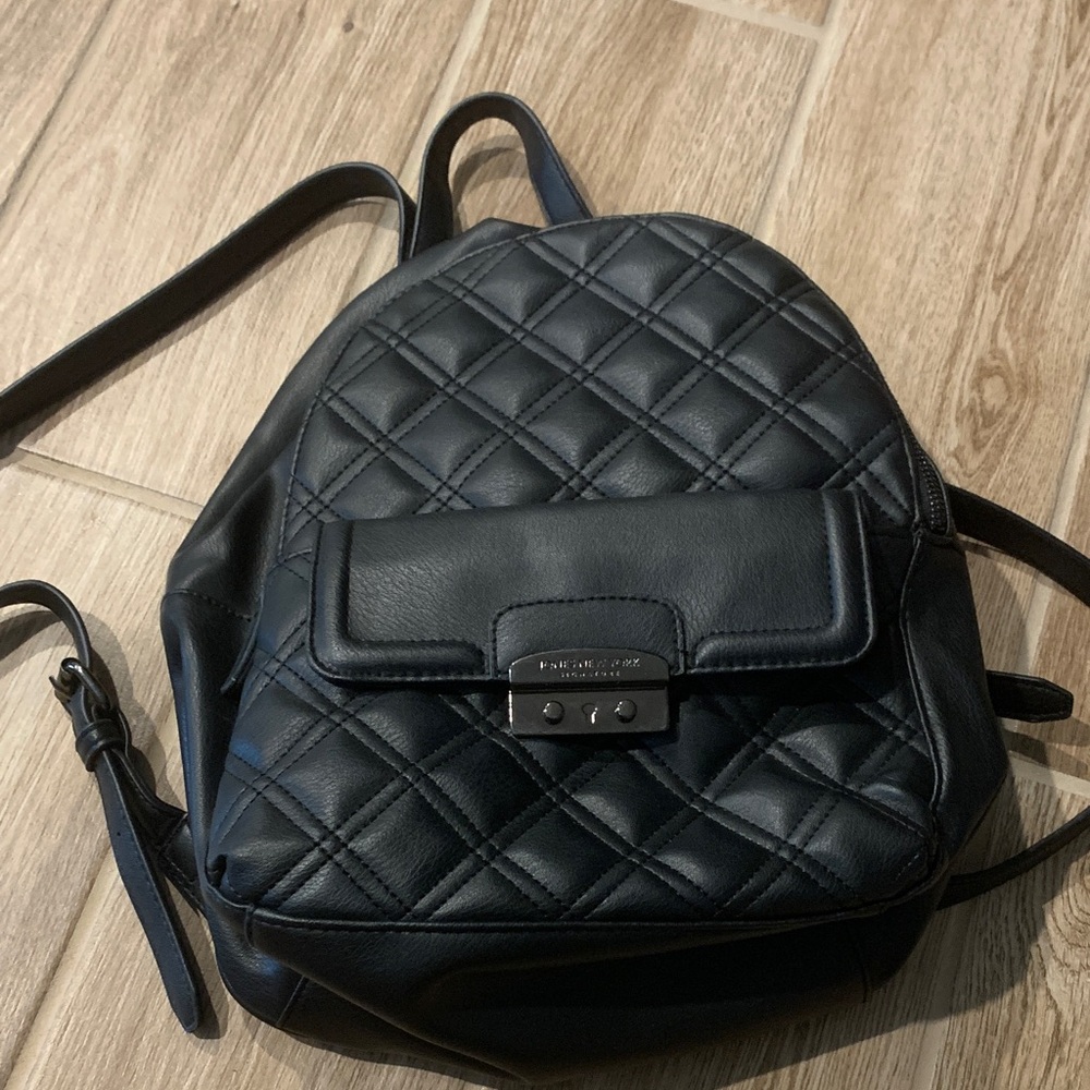 Jones New York Navy Quilted Backpack